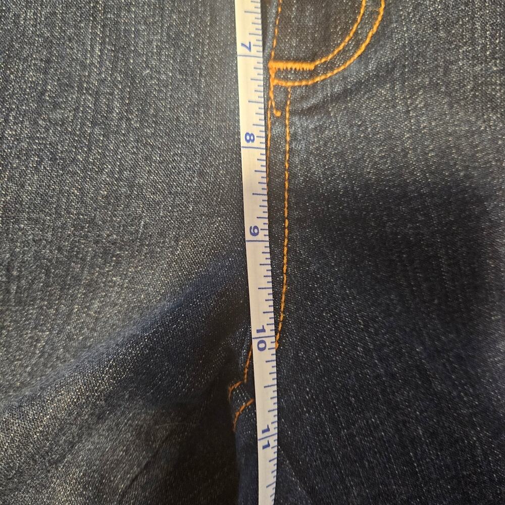 Blue Couture Dark Wash Flare Leg Denim Jeans 16WA 31" Inseam - Picture 7 of 9